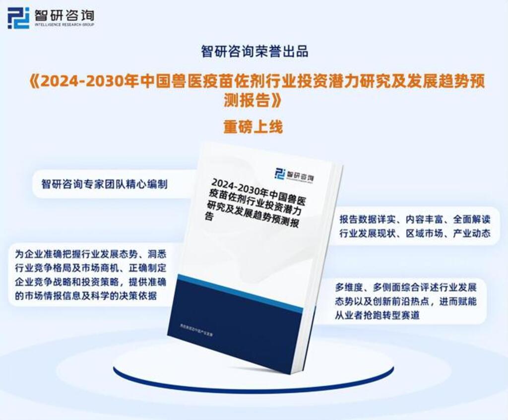 2024-2030年中国兽医疫苗佐剂行业投资潜力研究及发展趋势预测报告